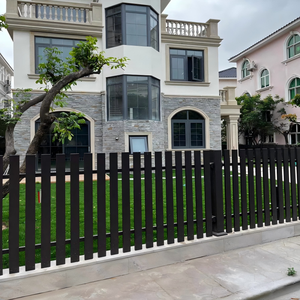 Clôture de jardin en aluminium noir gaufré, style européen, nouveau design - Product Image 6