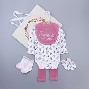 Caja de Regalo para Recién Nacido, Conjunto de Ropa de Bebé de Algodón Unisex, Mameluco Suave, Regalo para un Mes - Product Image 5