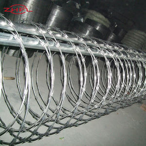 Fil barbelé en acier galvanisé à chaud, bobine de 12 m, anti-escalade, avec clip, outil pour échantillons, vente en gros - Product Image 1