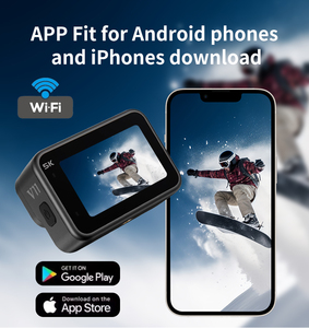 5K/30fps Wifi Màn Hình Cảm Ứng HD Ngoài Trời Không Thấm Nước HD Góc Rộng Hành Động Chuyên Nghiệp Máy Ảnh Dual-Màn Hình Màu Lặn Máy Ảnh Kỹ Thuật Số - Product Image 4