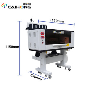 מדפסת הזרקת דיו פרימיום A3 Pro להדפסה על בדים לחולצות, 2 ראשי הדפסה Xp600, גליל 30 ס\\\"מ של סרט PET להעברת חום, מדפסת DTF לחולצות A3 - Product Image 3