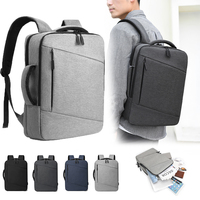 Sac à dos pour ordinateur portable imperméable pour hommes, vente chaude en usine, avec chargement USB, logo personnalisé, pour étudiants universitaires et jeunes
