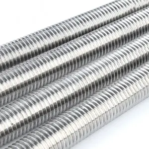 Grade 4.8 Grade 8.8 1 meter batang benang UNF untuk pemasangan panel surya - Product Image 1