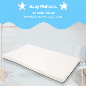 Colchón de algodón orgánico para <span class=keywords><strong>cuna</strong></span>, impermeable, transpirable, hipoalergénico, duradero, diseño de espuma plegable, estilo moderno para niños pequeños y bebés - Product Image 6