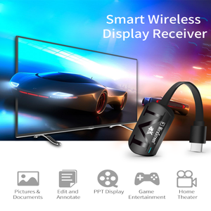 Dongle 1080ไร้สายตัวรับส่งสัญญาณ HDMI ไร้สายและตัวรับสัญญาณ4K แบบ Miracast DLNA AirPlay Wifi HDMI dongle - Product Image 2