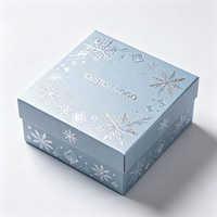 Boîte rigide de luxe avec couvercle et base, gaufrée à l'or, pour cadeaux d'affaires exécutifs et emballages d'image de marque haut de gamme