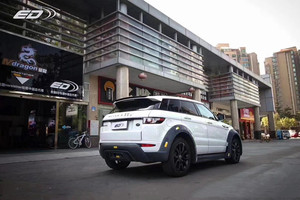 Nouveau kit carrosserie style HM pour Land Rover Evoque avec pare-chocs, jupes latérales, diffuseur, spoiler et extension d'ailes - Product Image 4