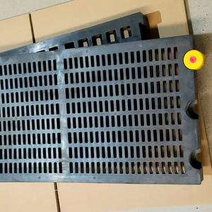 Công nghiệp khai thác màn hình cao su mở rộng bảng điều khiển lưới với kỹ thuật đục lỗ xử lý cắt tùy chỉnh - Product Image 1