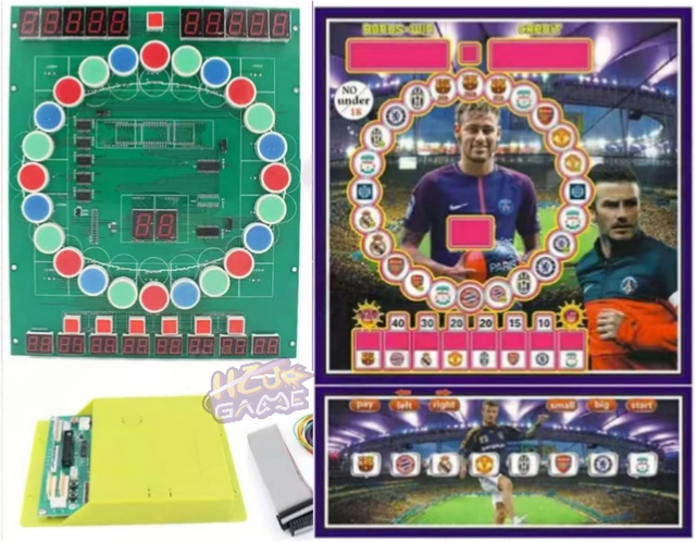 Mario PCB Board Mario Game Machine Game Console Motherboard Kit Arcade Coin-operated Game Board and Acrylic