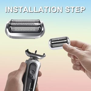 Mới cho <span class=keywords><strong>Braun</strong></span> loạt <span class=keywords><strong>7</strong></span> 74S Máy cạo râu điện thay thế đầu Cartridge lưỡi thép không gỉ Tương thích với 7120S 7125S 7127cs - Product Image 6