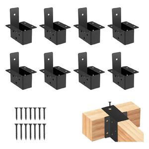 Conector <span class=keywords><strong>de</strong></span> Esquina para Exteriores <span class=keywords><strong>de</strong></span> 3 Vías con Dibujos Personalizados, Base para Kit <span class=keywords><strong>de</strong></span> Pérgola <span class=keywords><strong>de</strong></span> Madera, Soporte para Pérgola 4x4 - Product Image 6