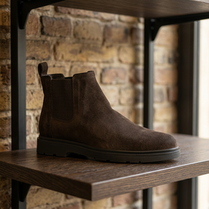Botas de Tobillo para Hombre de Alta Calidad Personalizadas, Botas Chelsea de Piel Auténtica con Cordones y Punta Puntiaguda, Estilo Retro, Clásicas para Invierno y Verano - Product Image 3