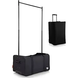 Muestra gratis de China, bolsa de equipaje de viaje plegable extra espaciosa, bolsa de baile con carrito de armario con estante para ropa - Product Image 2