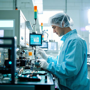 <span class=keywords><strong>ESD</strong></span>クリーンルーム作業服セット帯電防止スモック作業服 - Product Image 5