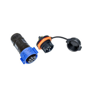 בורג חוט הרכבה חוט לפנל הר, שקע ip68 עמיד למים m25 מחבר כוח 250v/300v 20a-40a - Product Image 5