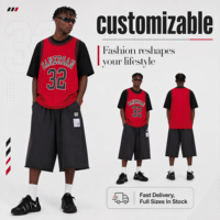 Camiseta de Baloncesto Personalizada para Hombre, Manga Corta, 100% Algodón, Impresión Digital, Nombre, Número y Logotipo Personalizados, Cuello Redondo, Corte Holgado