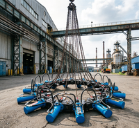 Machine de découpe de têtes de pieux en béton à forte pression avec une pression de 31,5 MPa pour la construction de quais portuaires