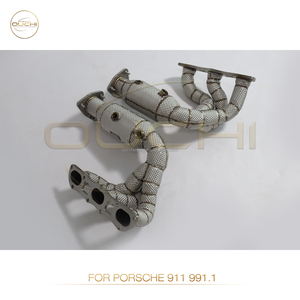 Pièces de tuyau de descente de collecteur d'acier inoxydable de ventes d'usine d'Ouchi pour Porschi Carrera 991.1 2012-2016 <span class=keywords><strong>911</strong></span> pièces d'échappement d'automobile - Product Image 3