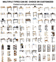 Table de bureau pour ordinateur, table d'étude avec étagères pour étudiants, spécialiste OEM/ODM