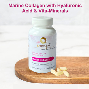 Gélules de Collagène Marin OME à Base de Peau de Poisson Hydrolysé, Poudre <span class=keywords><strong>Pure</strong></span> de Bio Collagène Marin, Comprimés et Savon - Product Image 4