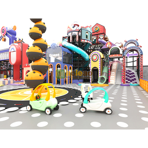 <b>Large</b> Children's Playground Facilities-Mall Indoor Fairy Tale Town Theme Set (Climbing <b>Slides</b> + Role-Play Equipment) Aoleao - Product Image 3