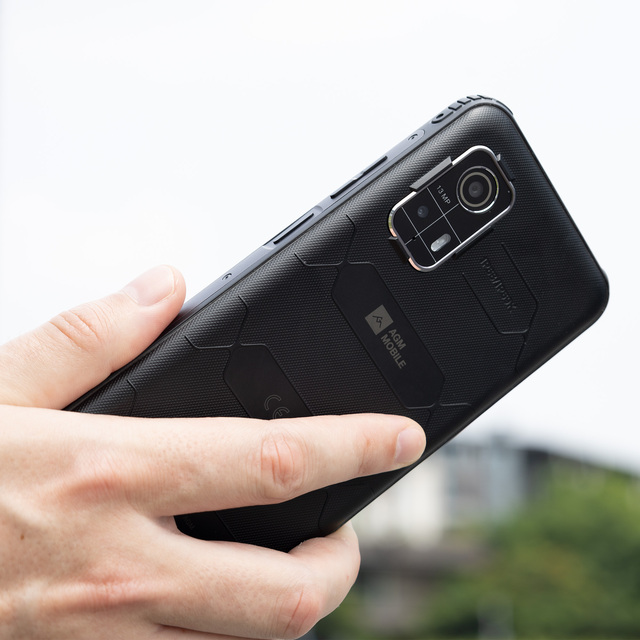 AGM H MAX 10000mAh Battery 4GB+128GB 6.56'' HD+ Display 3 Card Slot NFC OTG Reverse Charge 4G Smartphone Rugged Phone
