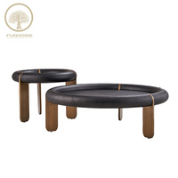 Table basse en bois massif moderne de qualité supérieure - Marque FUNHOME pour la décoration d'hôtel, de villa et de salon