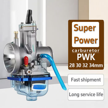 Ready Stock Blue Boul Carb Motorcycle Carburetor Pwk Carburetor 28 30 32 34mm for  2t 4t Engine Racing Parts Scooters