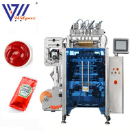 Emballage multifonctionnel automatique multi-voies pour bâtonnets de yaourt, miel et lait liquide de qualité alimentaire, sachet film/papier à scellage 4 côtés