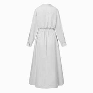 Vestido de Otoño Tallas S-2XL, Vestido Largo con Estampado de Puntos, Elegante, <span class=keywords><strong>para</strong></span> Mujer, Casual, Cuello en V, Vestido Largo <span class=keywords><strong>para</strong></span> Fiesta, Vestido Tipo Camisa - Product Image 5