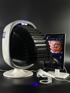 Analizador de Piel y Cuero Cabelludo 3D con IA 2 en 1, Máquina Facial con Escaneo de 9 Imágenes, Detector de Humedad de Acero Inoxidable ABS - Product Image 2