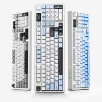 Clavier mécanique sans fil rétroéclairé à trois modes Wolf Spider AULAF99max pour jeux e-sport et ordinateur de bureau personnalisé