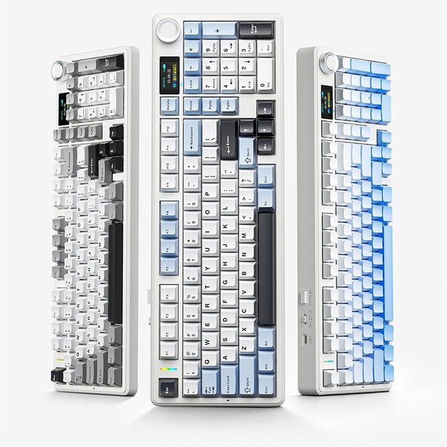 Wolf Spider AULAF99max Three-Mode Backlit Mechanical Keyboard Wireless for E-Sports Gaming Desktop Computer Customized