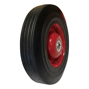 <span class=keywords><strong>Roues</strong></span> de chariot en caoutchouc massif 10*<span class=keywords><strong>2</strong></span>.5 pour la construction, le jardinage, la ferme, le chariot à main, la <span class=keywords><strong>brouette</strong></span> - Product Image 2