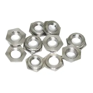 Nut Hexagon flat nuts and embedded thin section nuts high quality M2 M2.5 M3 M4 M5 M6