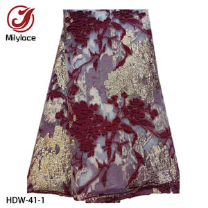 Tela de encaje estilo italiano para mujer, tejido de estilo africano, Jacquard, Organza, FRANCÉS - Product Image 6