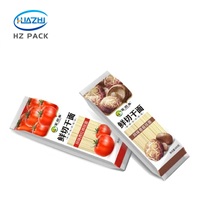 Sac d'emballage en plastique personnalisé durable de qualité alimentaire avec gousset latéral pour nouilles spaghetti macaroni papillon nouilles sucre
