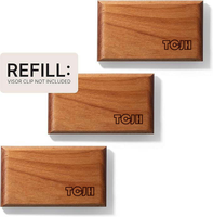 Kit de Démarrage Désodorisant Voiture Magnétique en Bois à Clipser pour Grille d'Aération, Système d'Élimination des Odeurs à Parfum Naturel, Vente Directe Usine