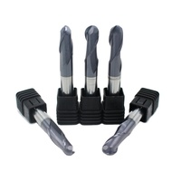 BFL-Fresa de punta de bola de carburo sólido, fresa para madera, 2 flautas