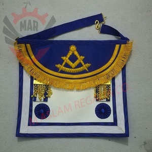 ปรับแต่งสีดำและสีเหลือง WM สก็อตพระราชพิธีชุดผ้ากันเปื้อนที่มีสีดำโบ - Product Image 6