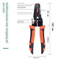 Outils multifonctionnels pour électriciens 10 en 1, pinces, dénudeurs de fils, pinces à sertir, coupe-câbles