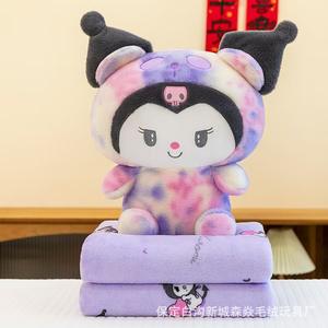 Оптовая продажа, детское одеяло Kouromi двойного назначения, одеяло для сна и кондиционирования воздуха, плюшевая игрушка с наполнителем из полипропилена и сетчатой подкладкой - Product Image 5