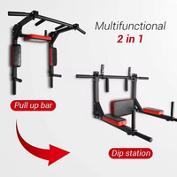 Peralatan Olahraga Rumah Tangga Heavy Duty, Bar Pull-up Dinding untuk Latihan Kebugaran
