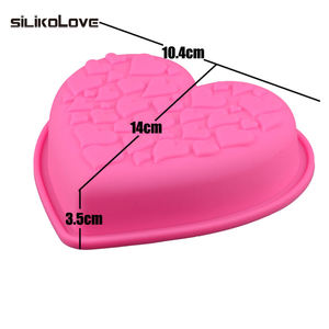 แม่พิมพ์<span class=keywords><strong>เค้ก</strong></span>ซิลิโคนรูปหัวใจ SILIKOLOVE ผลิตตามสั่ง ได้รับมาตรฐาน LFGB แพลตตินัม ไม่ติดกระทะ ปลอดสาร BPA - Product Image 6