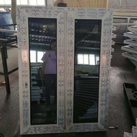 Fenêtres à double vitrage en PVC UPVC résistantes au vent, fabriquées en Amérique du Nord, avec moustiquaires