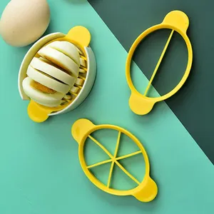 Trancheuse à œufs 3 en 1, outil de cuisine multifonctionnel en plastique, coupe-œufs, 1 pièce - Product Image 6