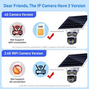 กล้องวงจรปิดไร้สายพลังงานแสงอาทิตย์ 4MP สำหรับภายนอกอาคาร 10X 3 เลนส์ กล้อง PTZ ระบบรักษาความปลอดภัย รองรับซิมการ์ด 4G - Product Image 6