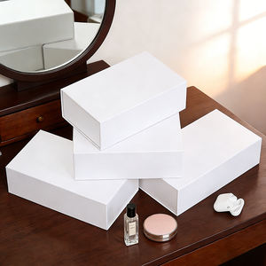 Boîtes d'emballage rigides pour cadeaux, blanches, pliables, avec fermeture magnétique, pour cosmétiques, vente en gros - Product Image 5