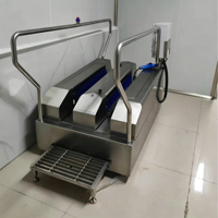 Machine de nettoyage de bottes électrique industrielle en acier inoxydable robuste pour l'élimination de l'huile et de la graisse, idéale pour la transformation alimentaire