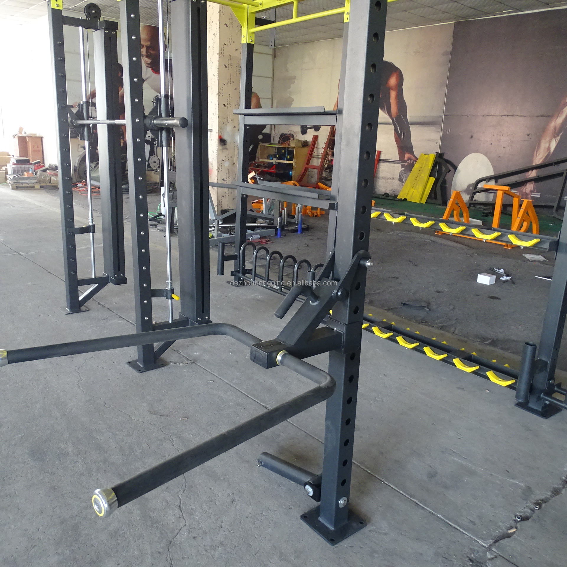 Multi Functional Gym Fitness Wall Mounted Single Free Standing Rigs CF Racks Equipment